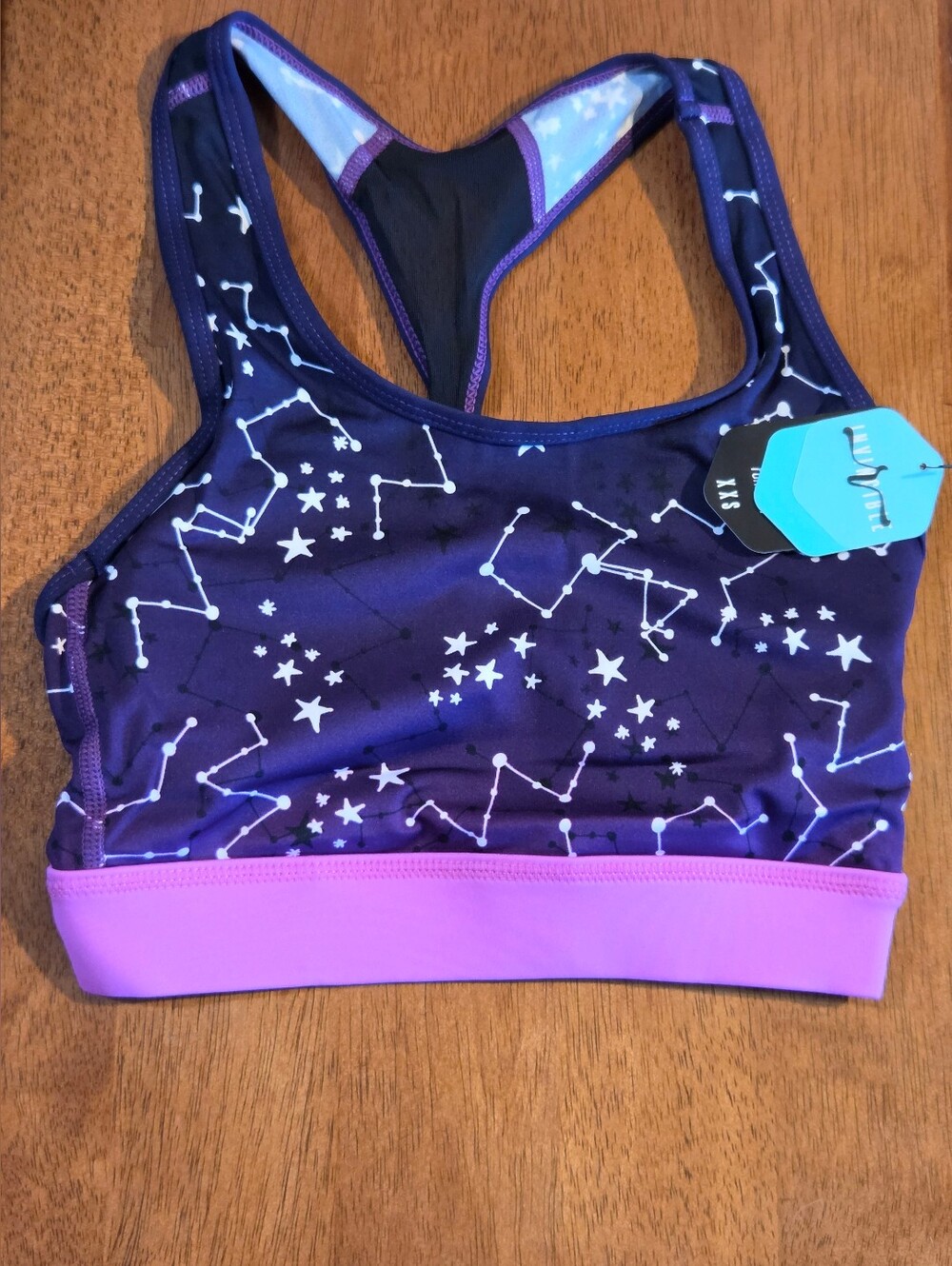 LuLaRoe Rise Invincible Racerback Braconstellation Print New  Band